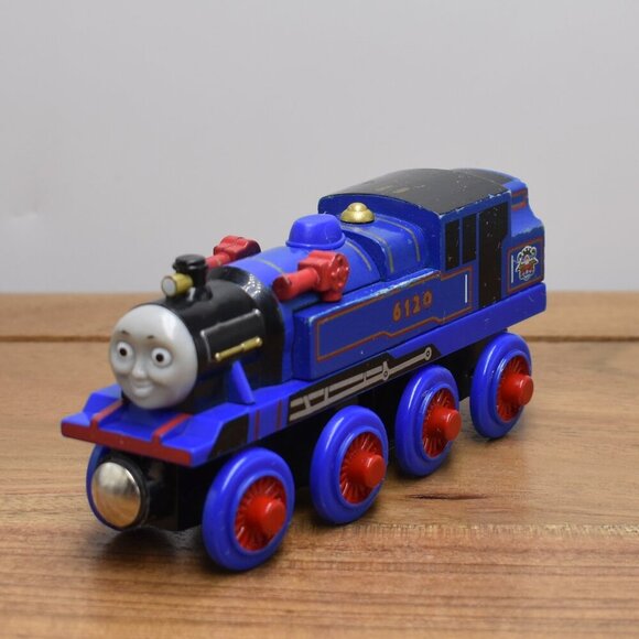 2003 BELLE 6120 Thomas Tank Engine Friends Wooden Railway Train VERY RARE - Picture 1 of 9